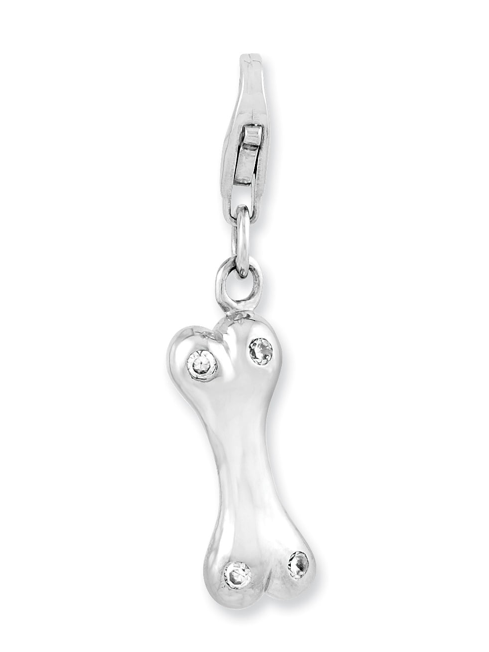 Details about   Polished Rhodium Plated 925 Sterling Silver 3D Lobster Charm Pendant