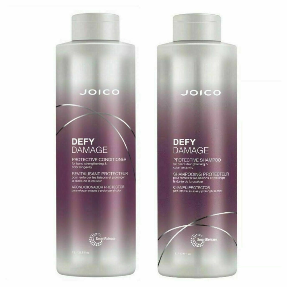 Joico Defy Damage Protective Shampoo and Conditioner 33.8 oz Liter Duo