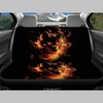 thumbnail image 4 of Jeiento Wolf Car Seat Covers Set of 4 High Back Front Back Seat Cover Breathable Carseat Protector Auto Front Rear Bench Seat Cushion Cover Car Accessory for Van SUV Abstract Fire Design, 4 of 7