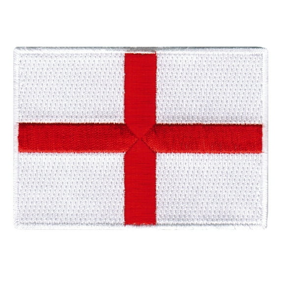 England St. George's Cross Flag Embroidered Iron-on Patch