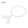 thumbnail image 3 of Uxcell Garland Ties, 16 Inches Christmas Decorative Garland Twist Ties for DIY Craft, Silver White 6pcs, 3 of 5
