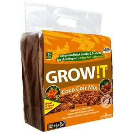 2PK Plant!T 9 LB 14 OZ Organic Coco Coir Planting Mix Promotes Root Growth For