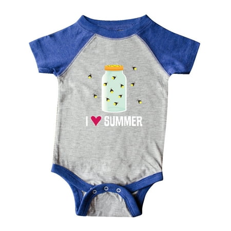 

Inktastic I Love Summer Cute Fireflies Gift Baby Boy or Baby Girl Bodysuit