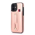 thumbnail image 5 of Dteck for iPhone 12/12 Pro 6.1 inch Wallet Case,Shockproof Soft PU Leather Luxury Business Credit Card Slots Wristband Holder Protective Cover.For iPhone 12 Pro / 12 6.1",Rosegold, 5 of 8