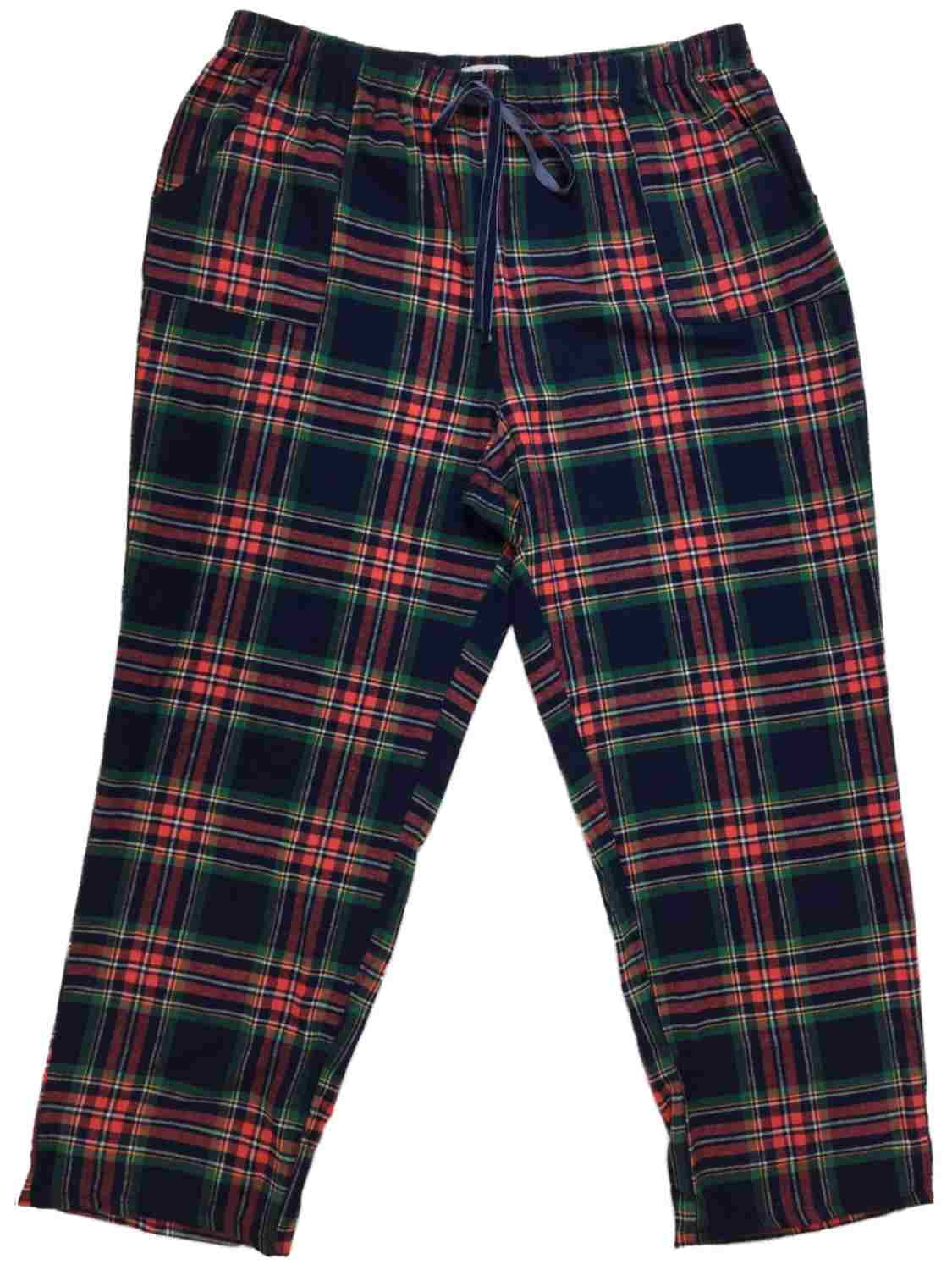 navy tartan trousers womens