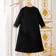 thumbnail image 5 of RTKFRFLM Boys Style Kaftan Black and Gold Patchwork Robe with Pockets Black 2-3 Years, 5 of 8