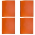 thumbnail image 1 of Orange Filing Two-Pocket Folder, Three-Hole Punch Prong Fasteners, Letter Size, Plastic Folders with Pockets and Prongs, Vibrant Colors, Pocket Folders, File Folders with Fasteners, 4 Pack, 1 of 6
