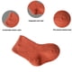 thumbnail image 3 of Calcetines de cuello redondo de algodón para recién nacidos Laklulu, calcetines de color liso neutro para bebés, calcetines de tobillo para niños y niñas pequeños, 3 of 5