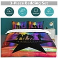 thumbnail image 5 of Hamilton The Musical Bedding Set Novelty Pattern Soft Microfiber Comforter Set 3 Pieces 1 Duvet Cover 2 Pillow Shams King-102"x90", 5 of 8