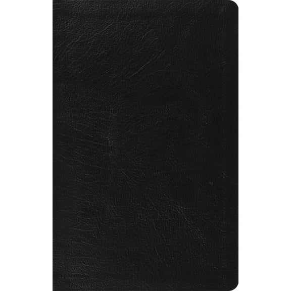 ESV Large Print Thinline Reference Bible (Genuine Leather, Black), (Hardcover)