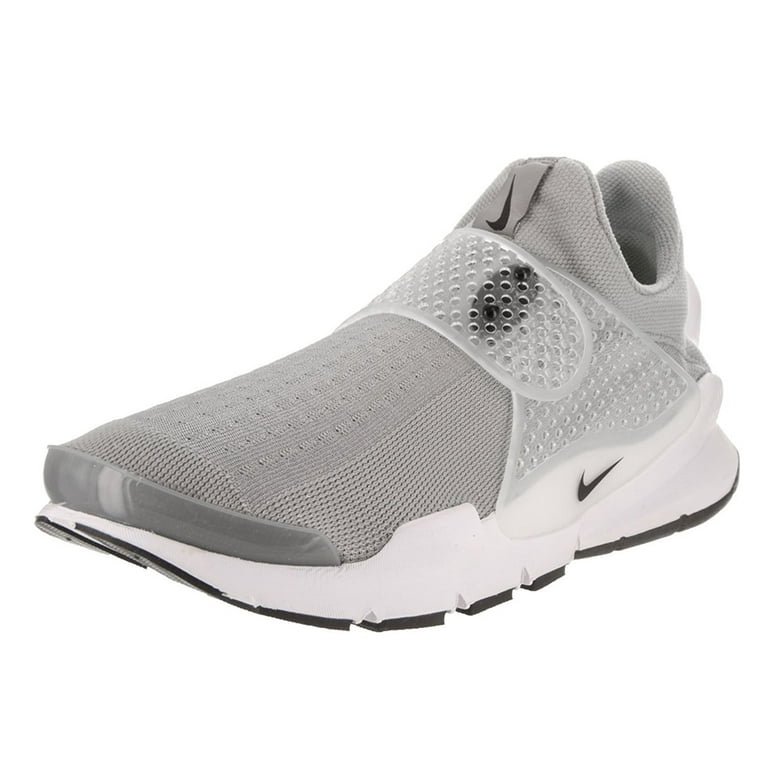NIKE Mens Sock Dart Running Shoes Medium Grey/Black/White 11 - Walmart.com