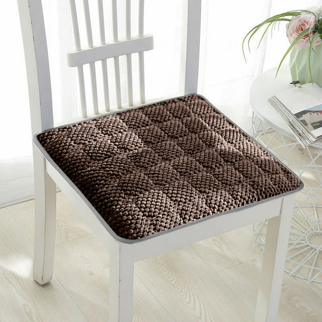 Manta, cojín para silla de comedor, cojín antideslizante para cocina, cojín para patio, lavable, suave y grueso, cojín grande de madera cónica de metal, alfombrilla antideslizante con correas, cojín d
