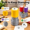 thumbnail image 4 of Funny Realistic Pattern Inking Stamp Stationery Supplies Novelty Prank Toy Pre-Inked Portable for Jokes, 4 of 7