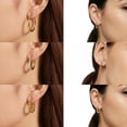 thumbnail image 6 of Hoop Earring for Women,Hypoallergenic Earrings,6 Pairs Earrings Set Gift for Women, 6 of 8