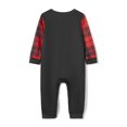 thumbnail image 6 of Michellecmm Christmas Family Pajamas Matching Set, Long Sleeve Dinosaur Print T-shirt with Plaid Pants Sleepwear Loungewear, 6 of 8