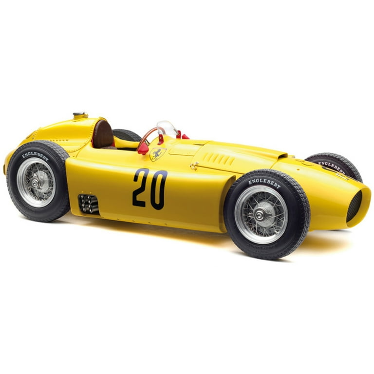 Bundle of 2 Cars 1956 Ferrari D50 #20 GP Belgium (Yellow Bundle of 2 Cars 1956 Ferrari D50 #20 GP Belgium (Yellow