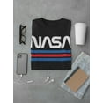 thumbnail image 3 of NASA Mens Graphic Tee - Aeronautics and Space Logo - Regular Fit 100% Cotton, 3 of 4