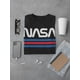thumbnail image 3 of Playera NASA Para Hombre - Texto NASA y Franjas Nasa T-shirt, 3 of 4