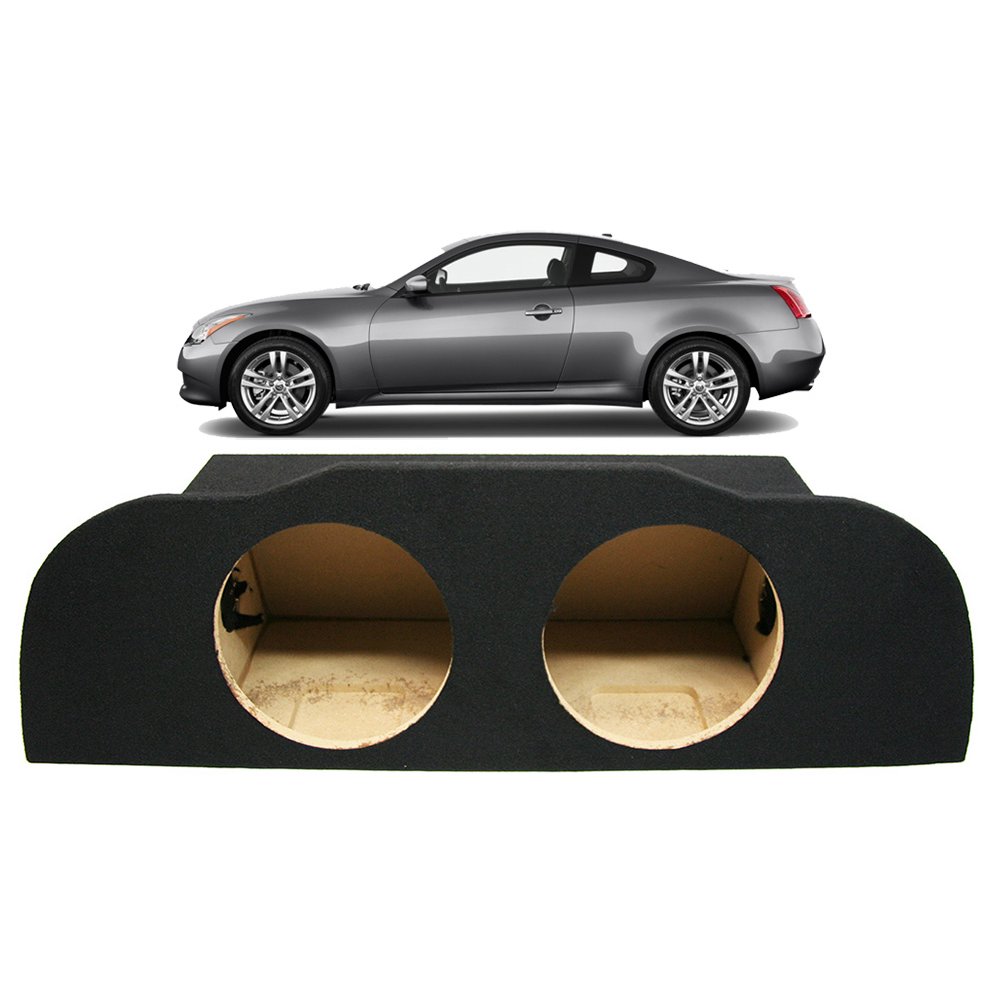20032015 Infiniti G35 Coupe Custom Fit Dual 10" Subwoofer Enclosure