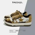 thumbnail image 1 of Chaussures de Planche à Roulettes en Denim pour Femmes Mode Bout Rond Chaussures de Sport Polyvalentes Espadrilles de Sport d'Extérieur, 1 of 3