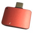 thumbnail image 1 of Tipo USB De C A Conector De 3,5 Mm AUX Audio Adaptador De Auriculares Cable Del rojo, 1 of 9
