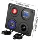 thumbnail image 4 of Cargador USB dual Panel de interruptores de aluminio Ormromra  LFD-2065, 4 of 4