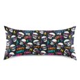 thumbnail image 3 of Haosy Satin Pillowcase for Hair and Skin Standard Cooling Silk Pillow Case with Envelope Closure Crazy Cool Skull 20"x26", 3 of 9
