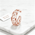 Rose Toe Rings DESIGNICE Rose Gold Toe Rings for Women Adjustable Rose Gold Toe Ring ...