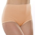 thumbnail image 1 of 100% Cotton Cuff Leg Panty, Three Pack in Beige Size 8 (Style 118), 1 of 3