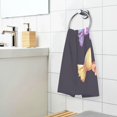 thumbnail image 3 of Yayeee 2 Pack Hand Towels for Bathroom 100% Cotton 16" x 28" Soft Absorbent Kitchen Towel, Cartoon Candy, 3 of 7