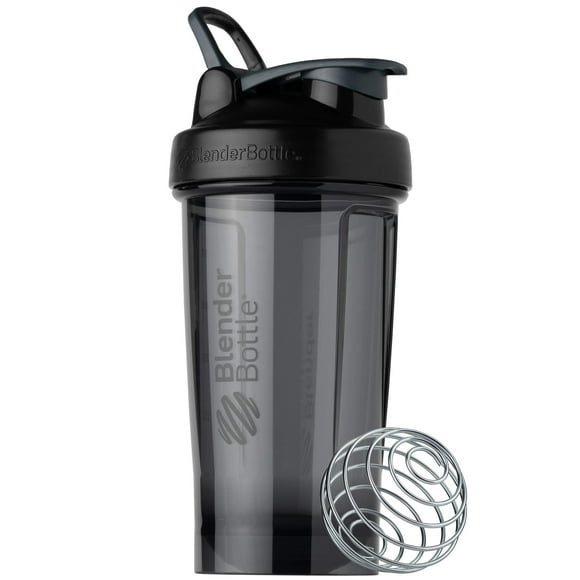 BlenderBottle Bouteille Shaker Pro Series Parfaite pour Shakes Protéinés et Pré-Entraînement 24 Onces Noir