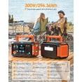 300W Power Station 600W Peak Portable Solar Generators for Outdoor Camping Emergency Use