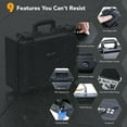 thumbnail image 4 of Lykus Coque Rigide Imperméable en PVC avec Séparateurs Rembourrés pour Appareils Photo, Objectifs, Drones DJI Mavic/Air/Mini, 4 of 7