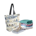 thumbnail image 2 of FORMRS Womens Canvas Tote Bag with Zipper Inner Pocket Shoulder Handbag, Snowy Mountains, 2 of 7