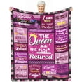 thumbnail image 2 of Retirement Gift for Women 2024, Retirement Gifts, Retired Gifts for Women, Gifts for Retirement, Retirement Blanket for Women, Happy Retirement Gifts, 60x80, 2 of 6