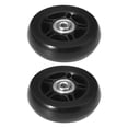 thumbnail image 2 of 1 Par Ruedas Goma Silenciosas para Cubierta Carrito Herramienta Reparación Lujo (72*24mm), 2 of 2