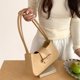 thumbnail image 5 of Bolso de hombro con lazo dulce bolso de moda de cuero PU con cierre de cremallera bolso diario bolso de moda para las axilas para mujeres y niñas, 5 of 9