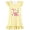 Light Yellow, variant on Gunia Toddler Girl Nightgown Princess Pajama Dress Playful Nightdress Cute Dinosaur Print Flutter Sleeves Cozy Cute Night Gowns Pjs Loungewear Light Purple 4-5 Years