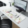 thumbnail image 4 of Personalized Beautiful Flower Mouse Pad - Premium-Textured & Washable - Lycra Cloth, Non-Slip Base - Perfect for Computer, Wireless Mouse 31.5x11.8 Inch, 4 of 7