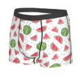 thumbnail image 2 of Naloa Hand Drawn Watermelon Print Mens Underwear - Boxers for Men, Classic Briefs for Men, 2 of 9