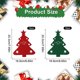 thumbnail image 3 of Nuevo estante para cubiertos de árbol de Navidad, cuchillos de fieltro, bolsa para tenedores, decoraciones para mesa de Navidad, bolsa de cubiertos de Navidad, bolsillos, decoración de Navidad, 3 of 4
