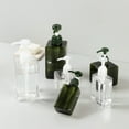 thumbnail image 4 of Shampoo Dispenser Transparent Reusable Refillable Good Sealing Portable Bottling Empty Pump Sturdy Body Wash Dispenser Bathroom Stuff, 4 of 8