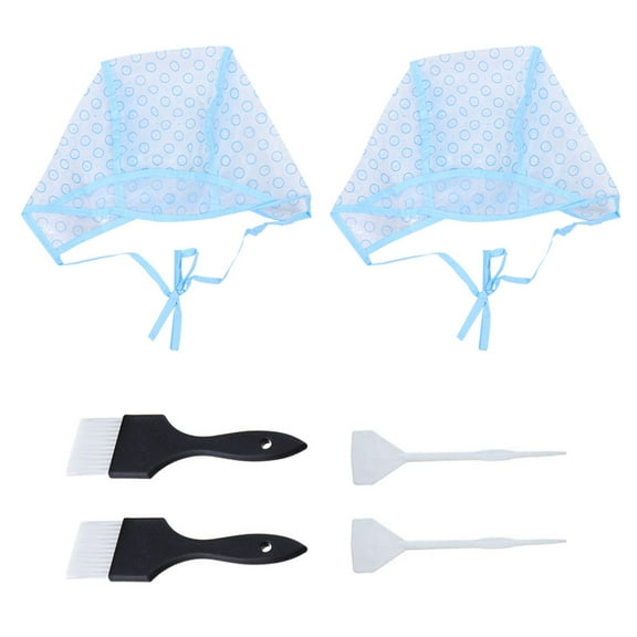 PBPBOX 6Pcs Hair Highlighting Kit with Hook and Assorted Color for Home Use and Professional Salon