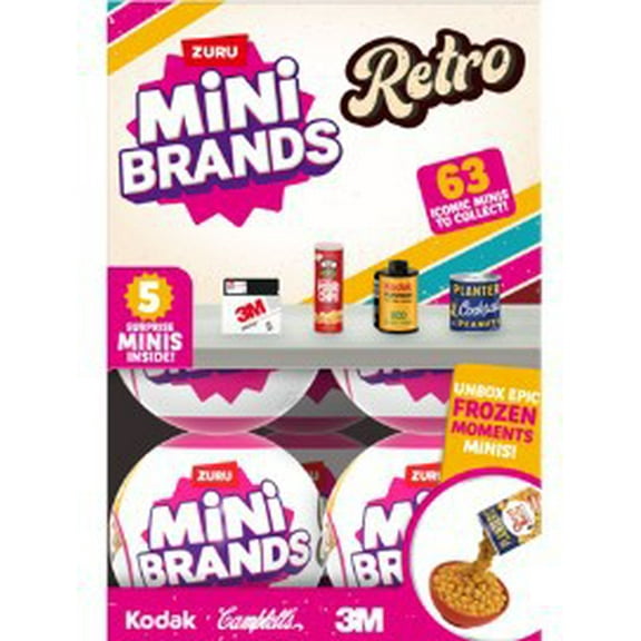 5 Surprise Mini Brands! Retro Mystery Box (13 Packs)