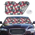 thumbnail image 2 of Haiem Beautiful Flower Car Windshield Sun Shade - Blocks UV Rays Sun Visor Protector, Sunshade to Keep Your Vehicle Cool, Universal Fit SUV Van Sedan-, 2 of 7