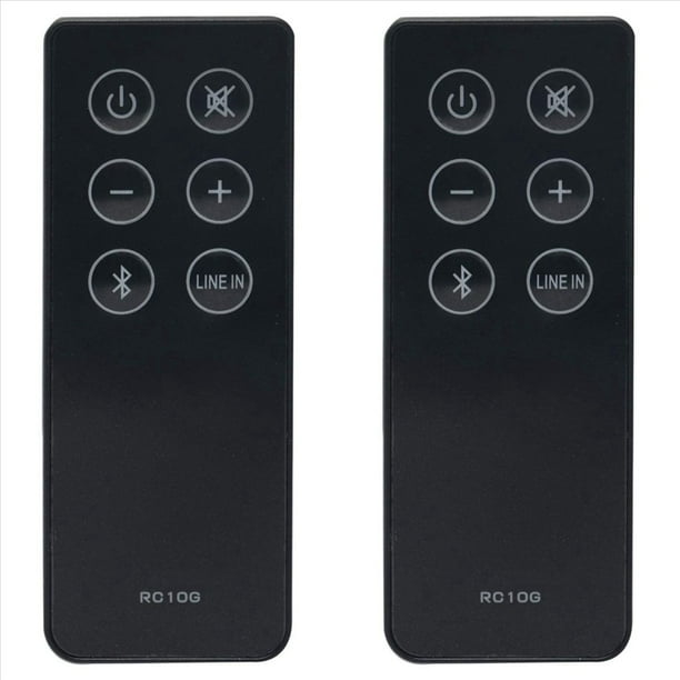 2X Reemplazo de Control Remoto RC10G para RC10G Altavoces de Estantería R1700BT R1700Bt Control Remoto