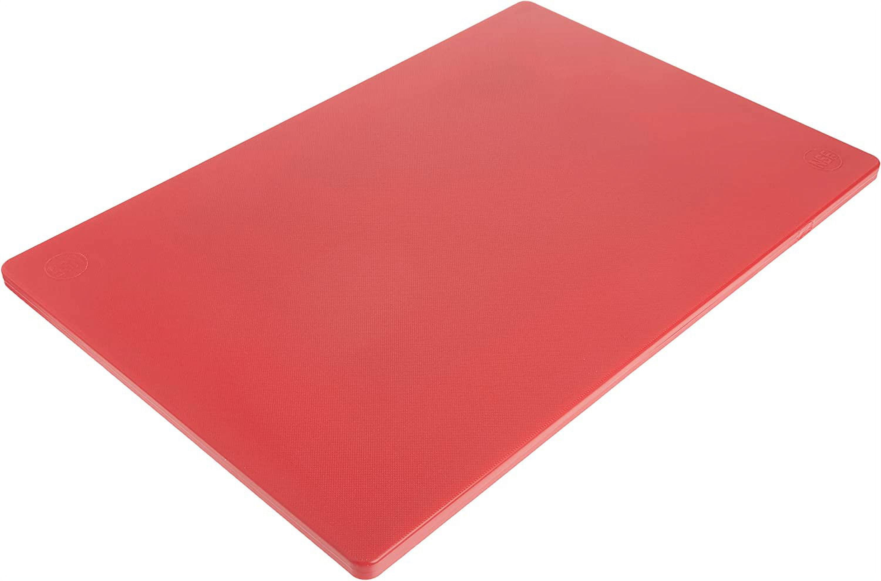 Winco CBRD-1218 12 x 18 Cutting Board | Red