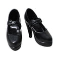 thumbnail image 1 of STARTIST Chaussures de Poupée Talons Hauts Chaussures Habiller Mini pour Poupée Fille 1/6 Noir, 1 of 8