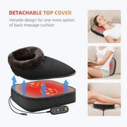 Comfier Shiatsu Foot Massager with Heat Feet Warmer Massage Machine Electric Heating Pad for Back