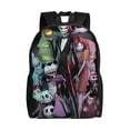 thumbnail image 1 of The Nightmare Before Christmas Backpack Laptop School Bag College Student Satchel Lightweight Basic BackpackFor A, 1 of 1